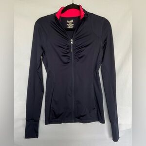 Kyodan Blue Ruched Long Sleeve Sweatshirt
